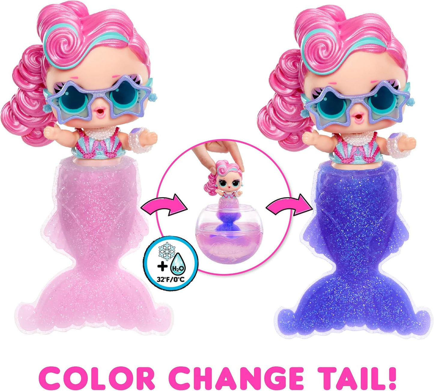LOL Surprise Mermaid Tot with color change tail