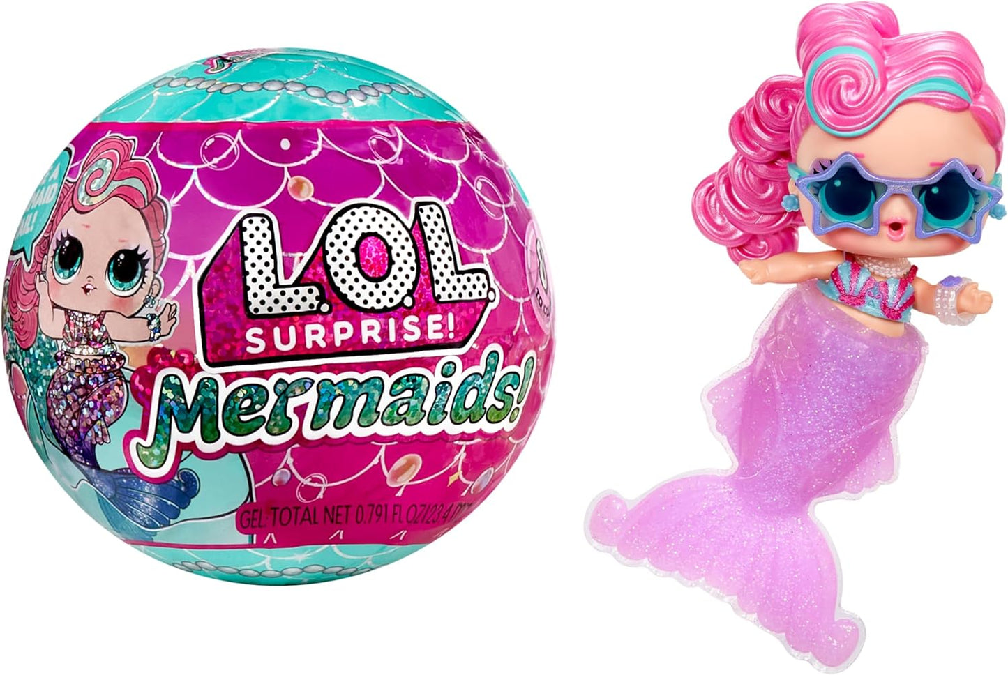 LOL Surprise Mermaid Tot with color change tail