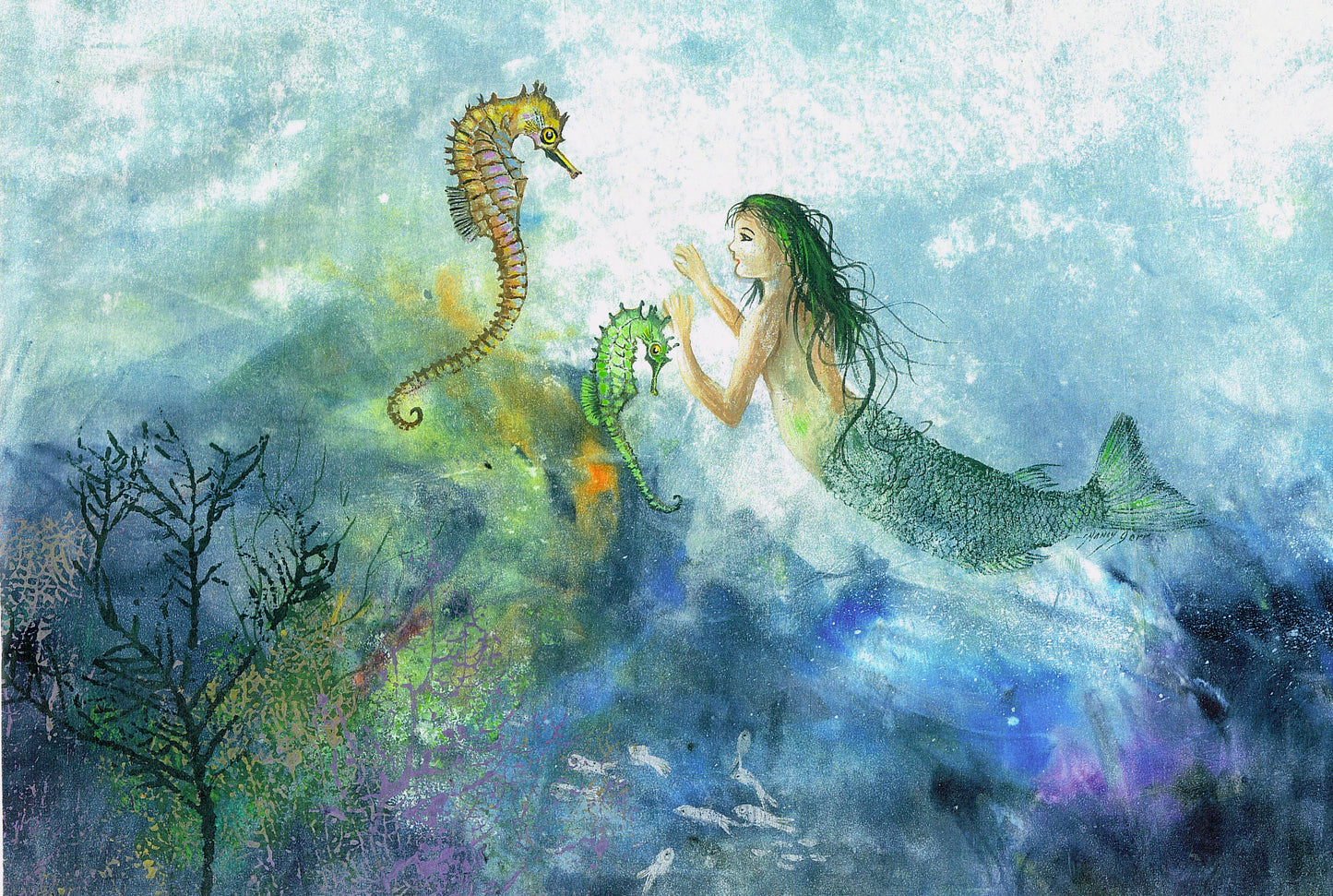 5" * & 7" mermaid fine art photo prints