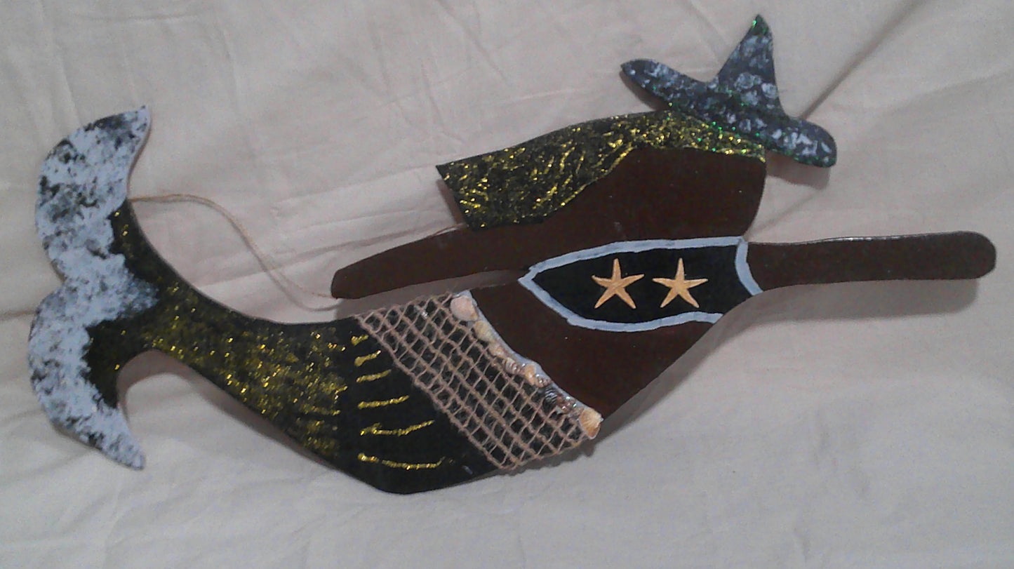 Halloween Holiday Mermaid - 24" * 10"