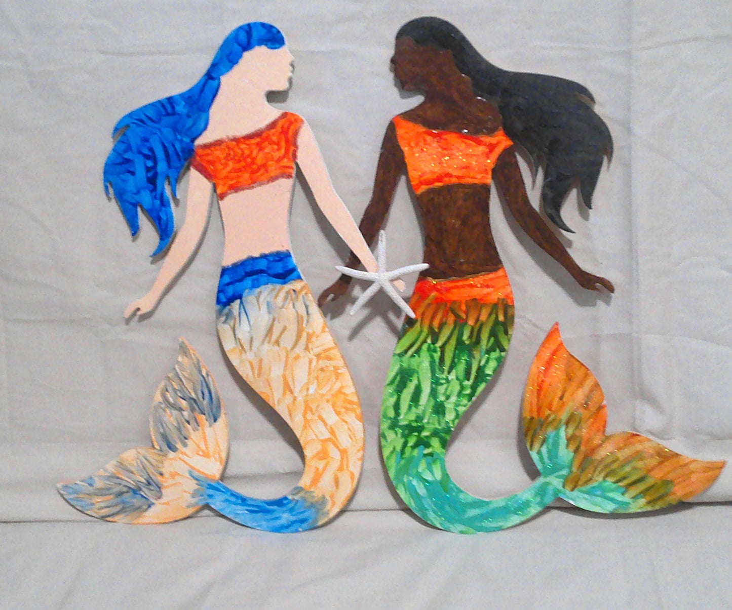 12 1/2" Tall Mermaid Wall Decor