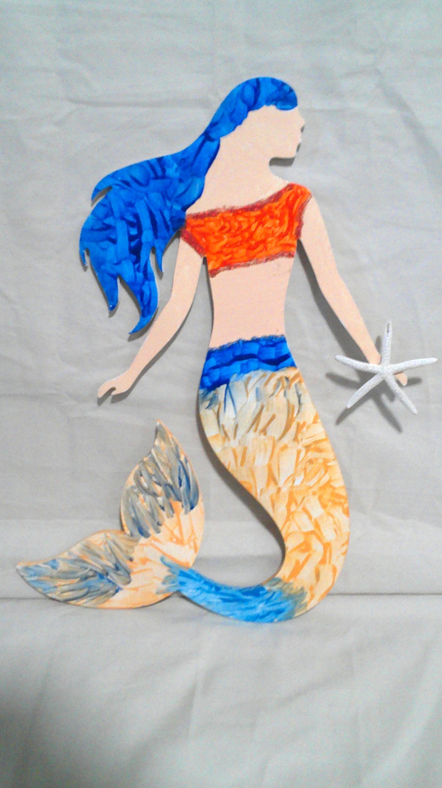 12 1/2" Tall Mermaid Wall Decor
