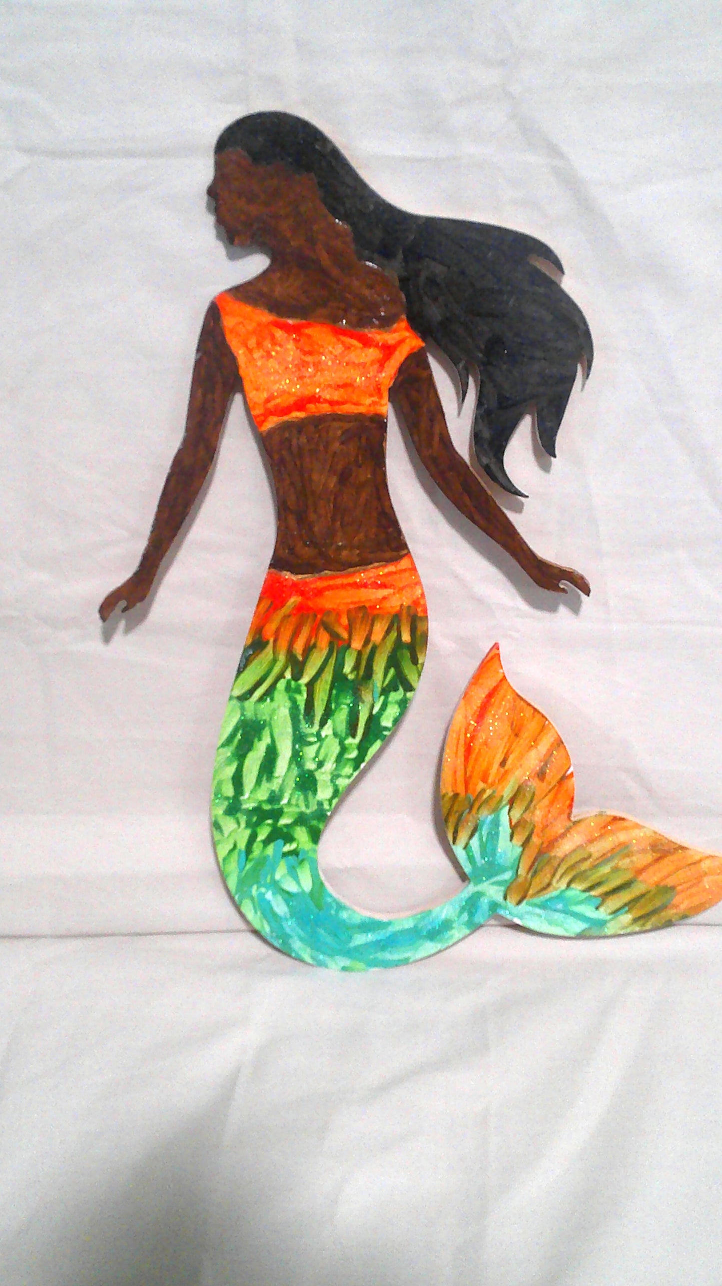 12 1/2" Tall Mermaid Wall Decor