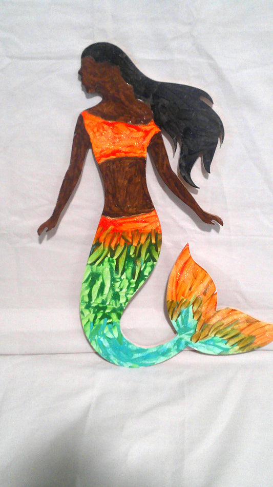 12 1/2" Tall Mermaid Wall Decor