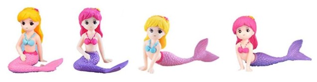 Miniature Mermaid Figurines