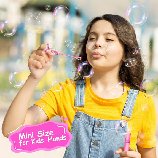 Glitter Mermaid Bubble Wands for Kids