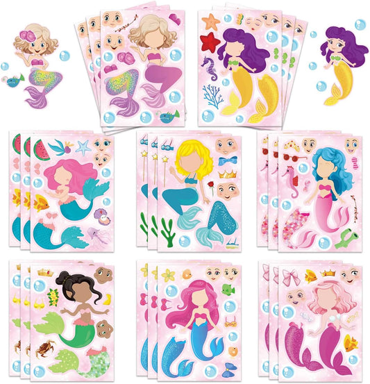 Mermaid Stickers Make Your Own Stickers