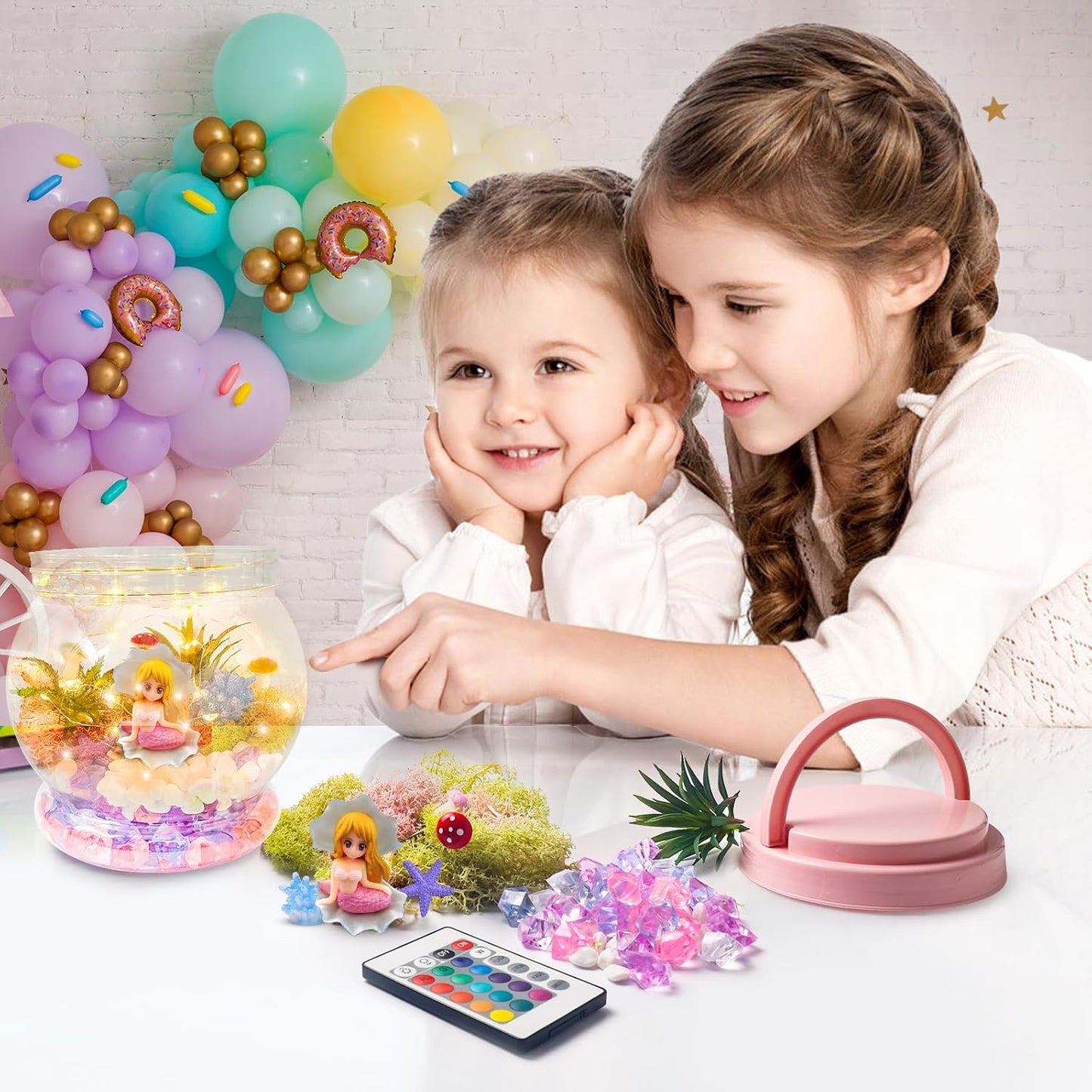 Light-up Mermaid Terrarium Kit