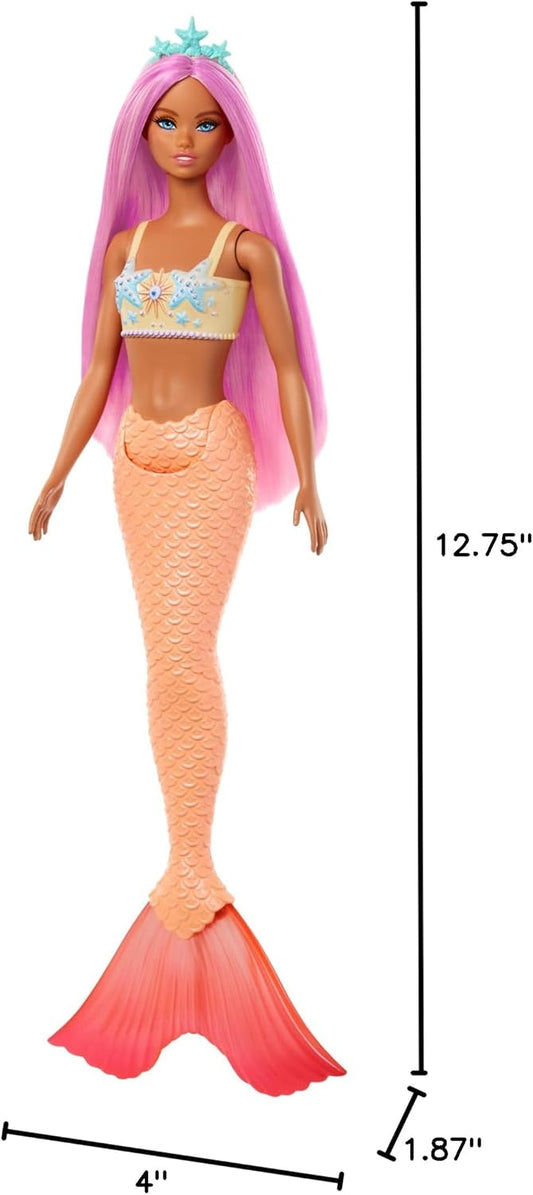 Barbie Mermaid Doll with Pink Fantasy Hair & Headband Accessory