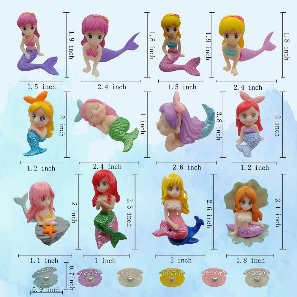Minature Mermaid Figurines