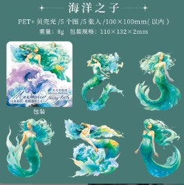 Mermaid Fairy Decorative Stickers
