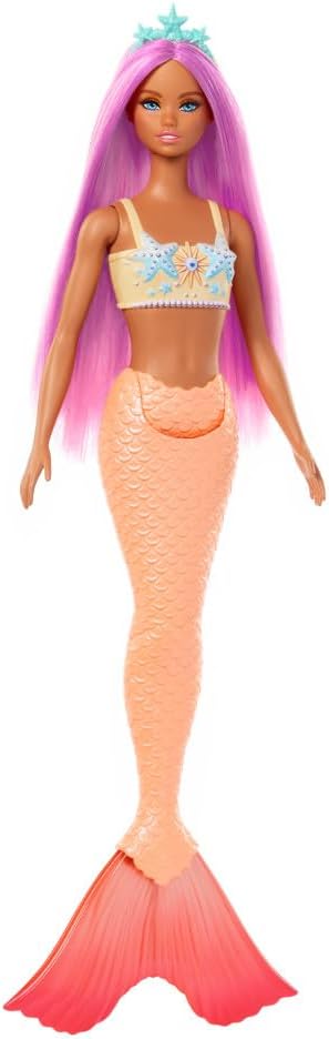 Barbie Mermaid Doll with Pink Fantasy Hair & Headband Accessory