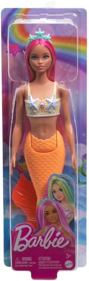 Barbie Mermaid Doll with Pink Fantasy Hair & Headband Accessory