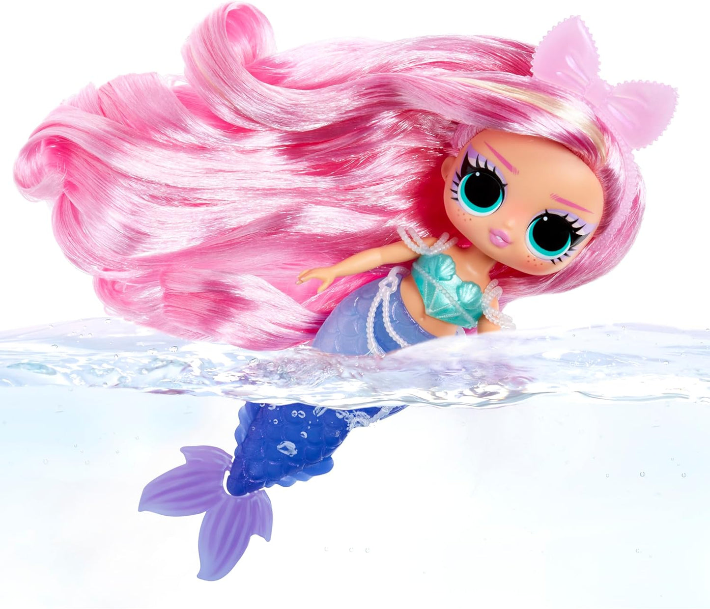 LOL Surprise Tweens Mermaid Lola Waves Fashion Doll with Color Changing Tail, Movable Fin, and Beautiful Accessories